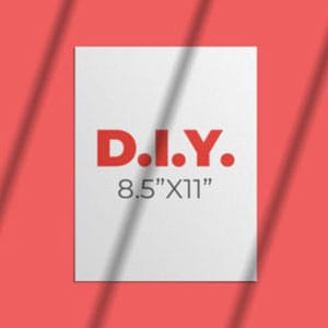 DIY 8.5" x 11" Products by Print Wow