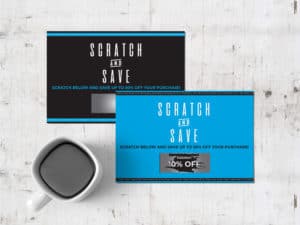 Custom Scratch off Cards by Print Wow
